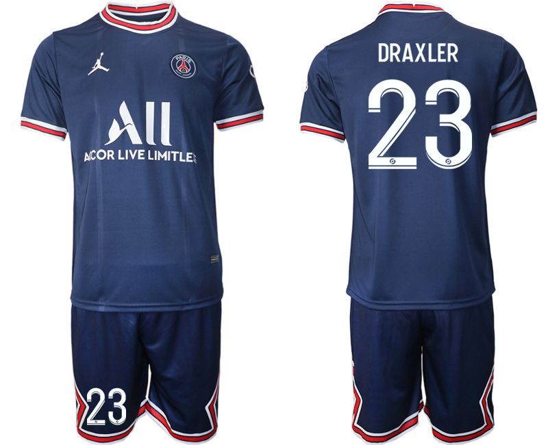 Men 2021-2022 Club Paris St German home blue #23 Soccer Jersey->paris st german jersey->Soccer Club Jersey